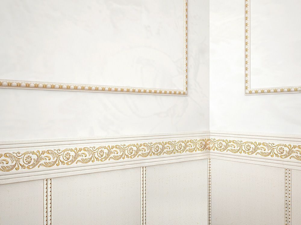 Багеты с золотой патиной для роскошного интерьера: особенности декоративной отделки