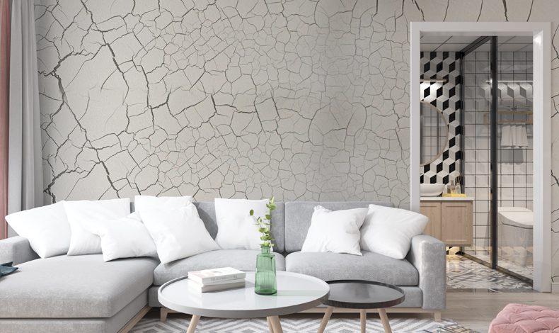 Декоративная штукатурка с эффектом «кракелюр» для старинного стиля