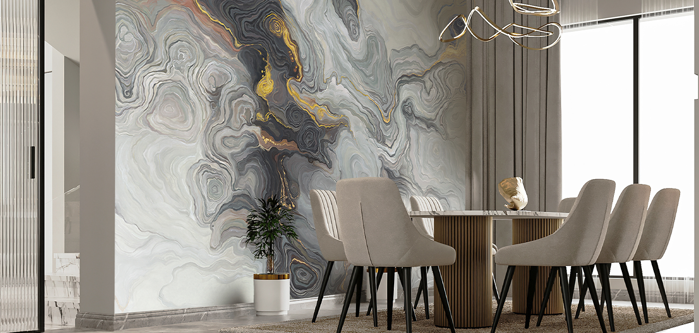 Как украсить стены текстурированными обоями: объёмные решения и 3D эффекты