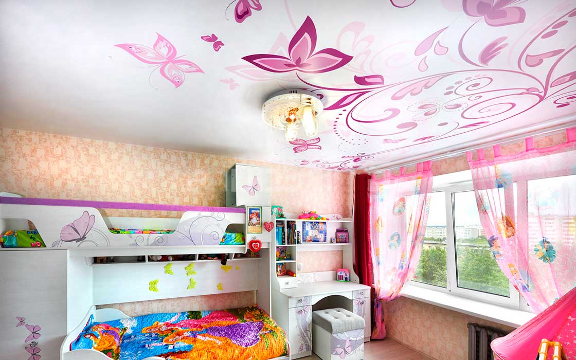 Натяжные потолки с фотопечатью для уникального дизайна