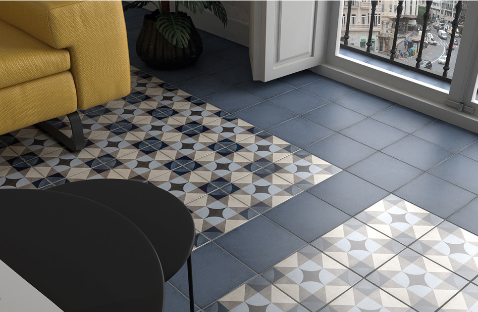 Плитка для пола с рисунком «пэчворк» для кухни