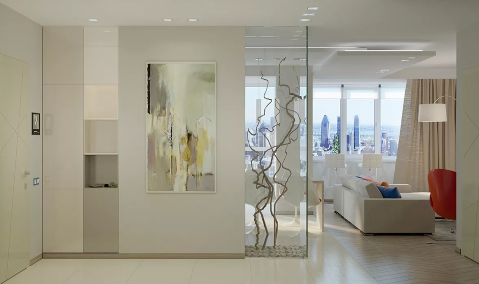 Как украсить стены вставками из литого стекла