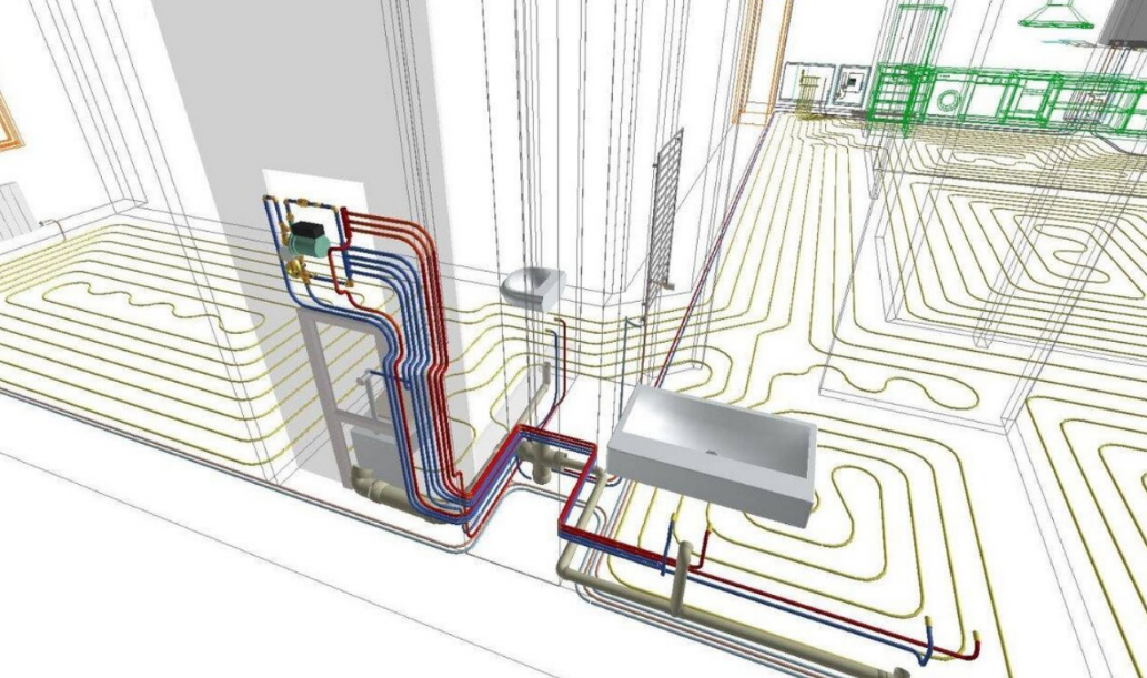 Как составить план теплого пола для частного дома