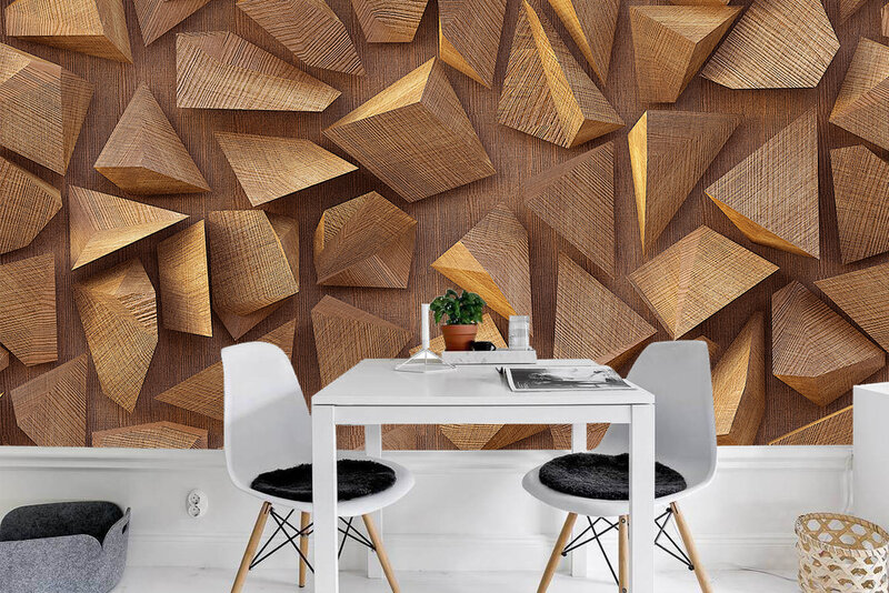 Как создать стены с объемными деревянными узорами