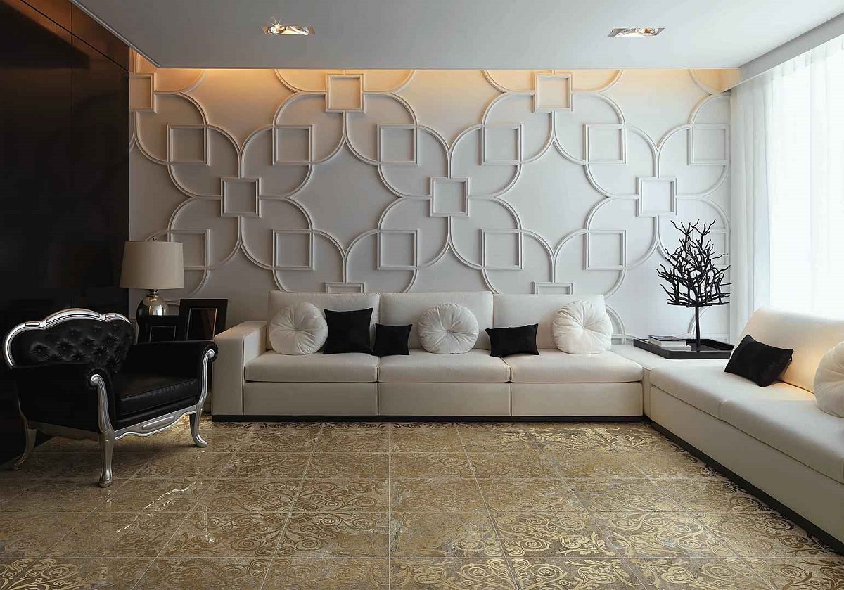 Как украсить стены с помощью панелей из сланца