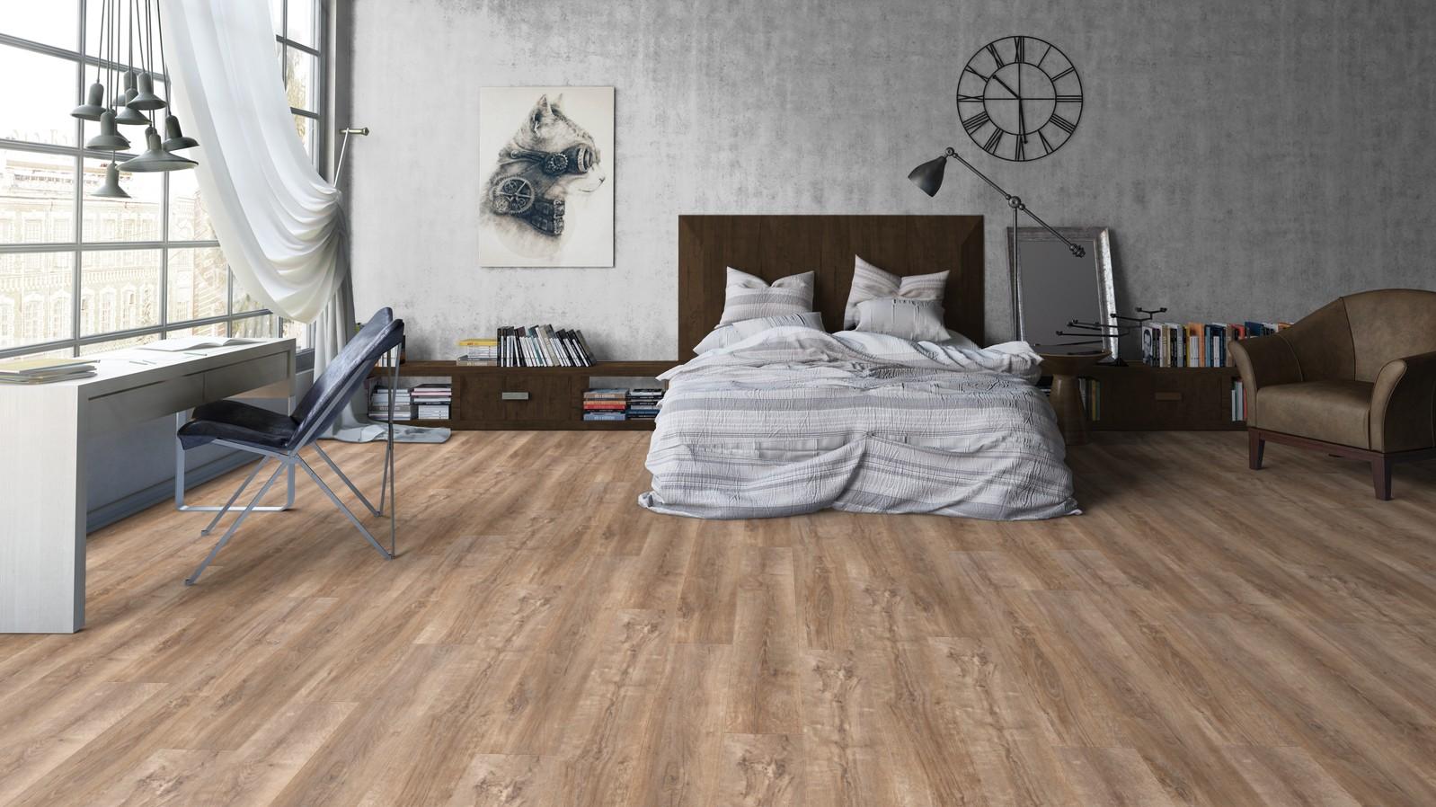 Ламинат с эффектом состаренного дерева для ретро-стиля