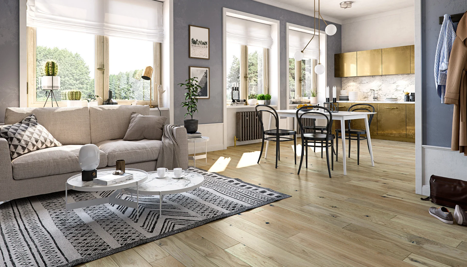 Паркетная доска с термообработкой для долговечного деревянного пола