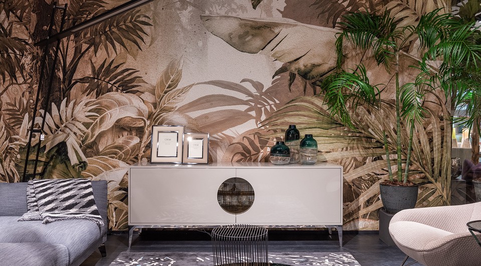 Как украсить стены 3D-обоями с природными мотивами в интерьере