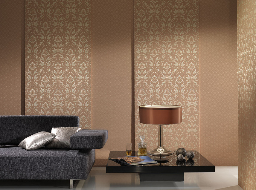 Как украсить стены виниловыми обоями с эффектом текстиля