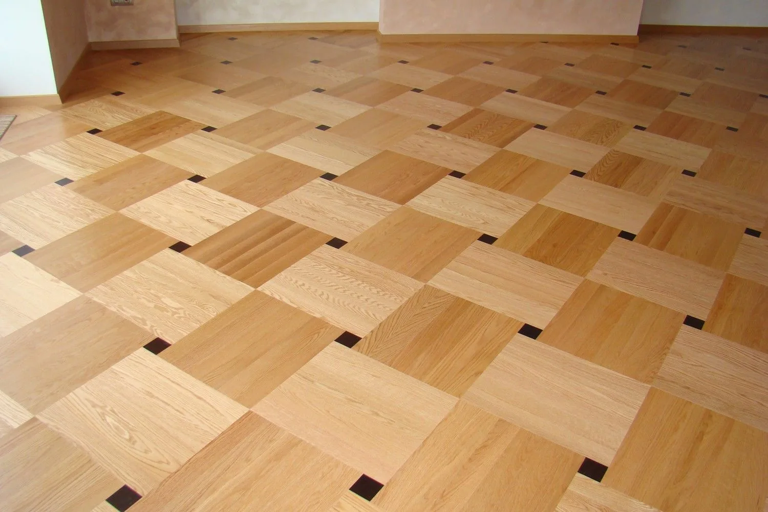 Укладка паркетной доски в шахматном порядке