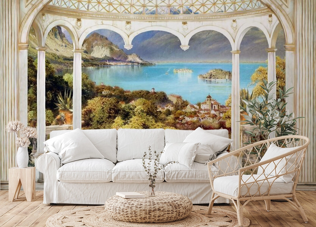 Как использовать фотообои с панорамным видом: визуальное расширение пространства и приёмы размещения