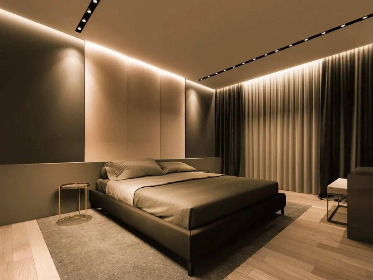 Монтаж карнизов для скрытия светодиодной подсветки