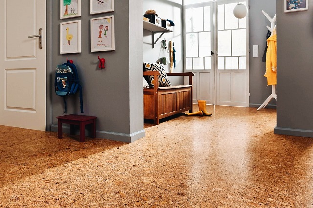 Пробковое покрытие для пола: экологичность и амортизация