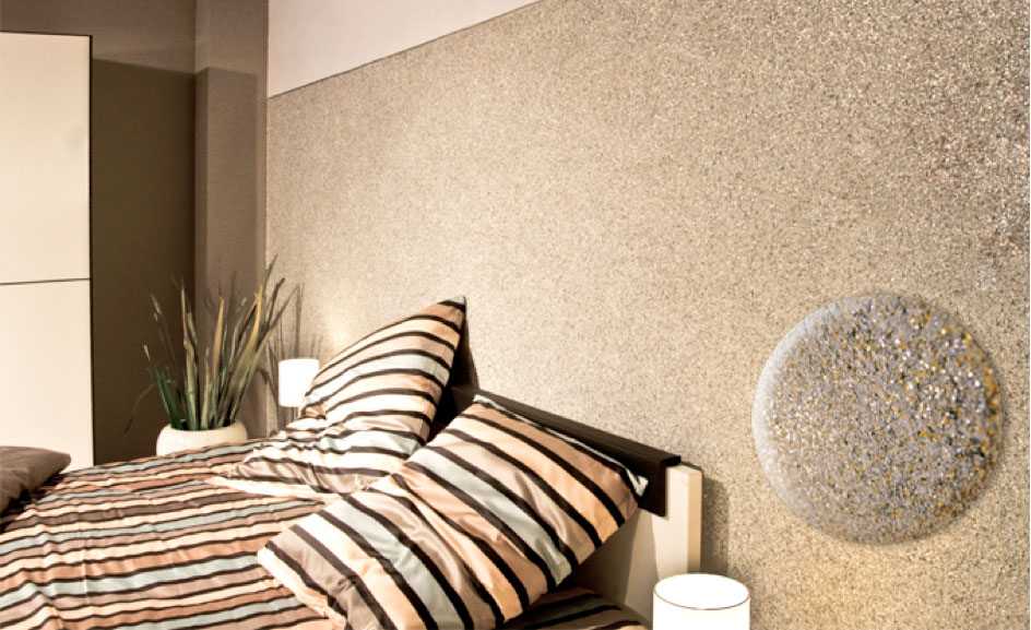 Как украсить стены жидкими обоями с блестками: свойства, техника нанесения, применение