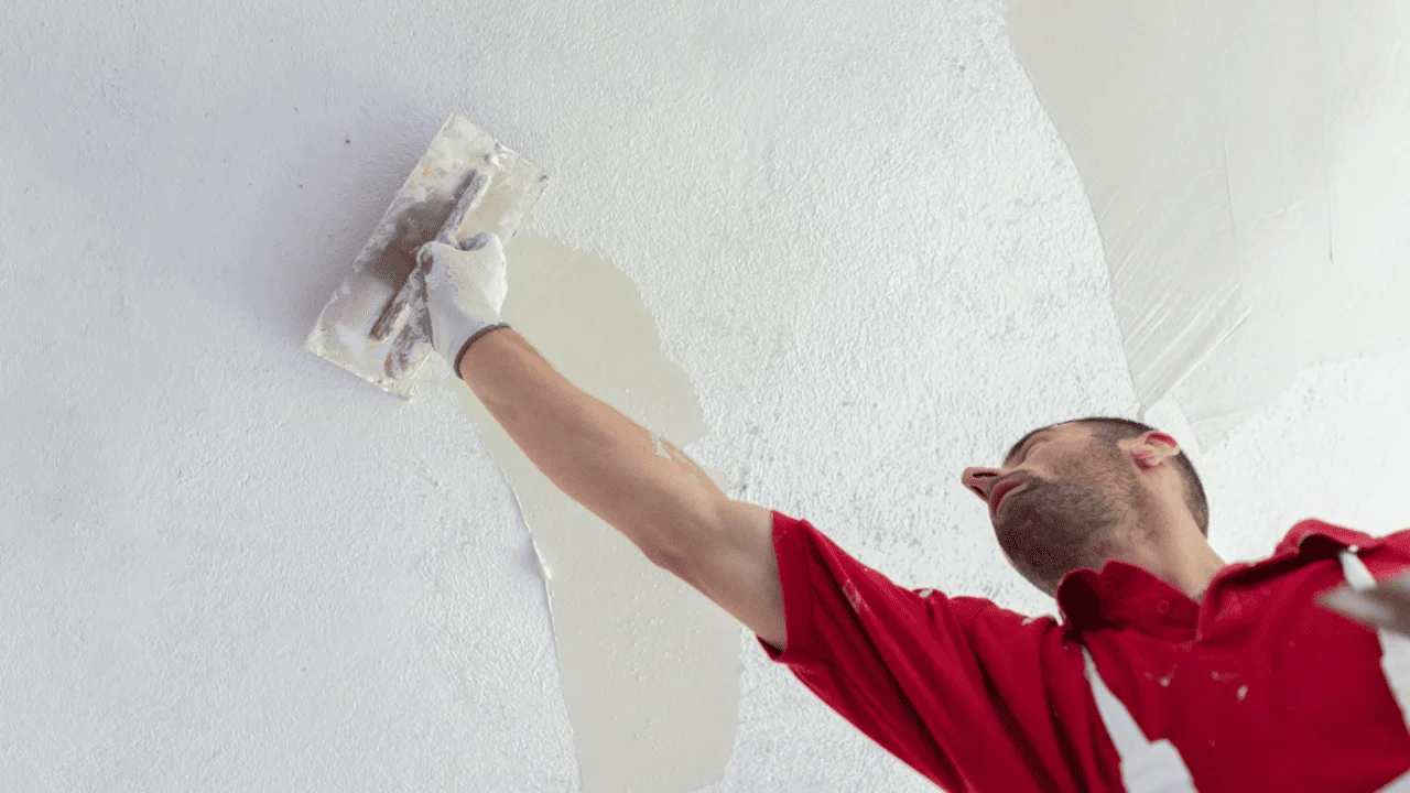 Как создать стены с эффектом мелового покрытия