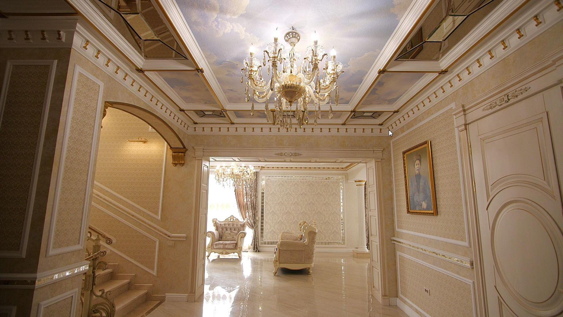 Гипсовые багеты для создания стильного потолочного декора