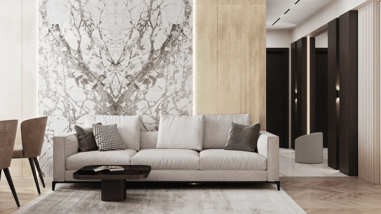 Создание стен с эффектом имитации мрамора: техника художественной отделки в интерьере