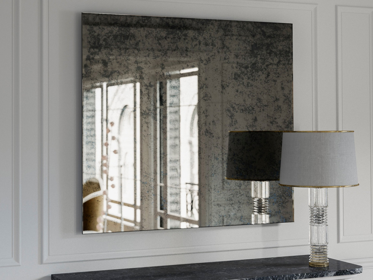 Как украсить стены зеркалами с античным эффектом