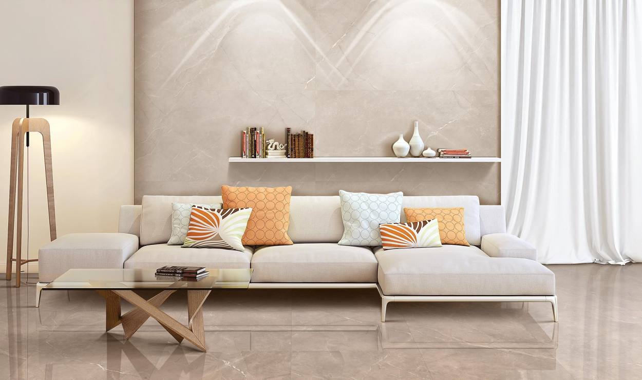 Как создать стены с эффектом керамического гранита