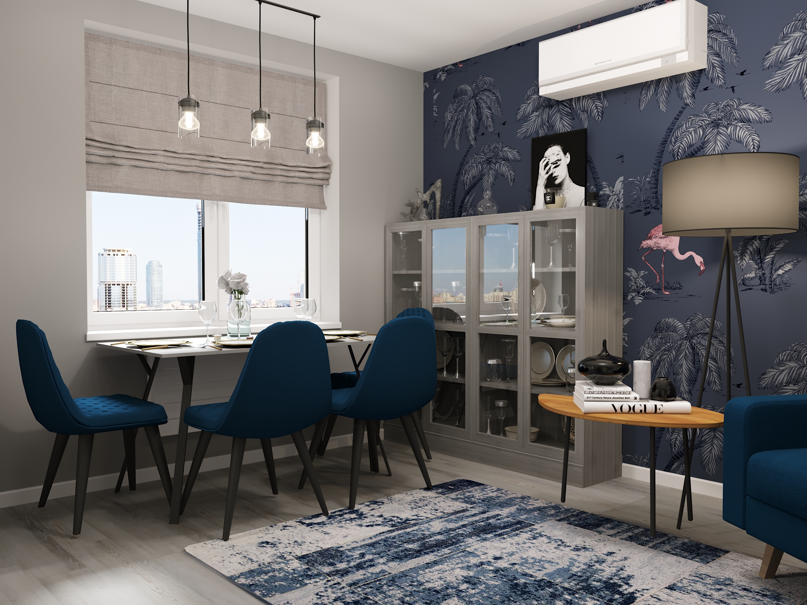 Как создать эффектный акцент на стене с помощью обоев: приёмы оформления стильного интерьера