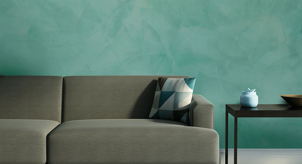 Создание стен с эффектом лазурной краски: техника прозрачного декоративного оформления