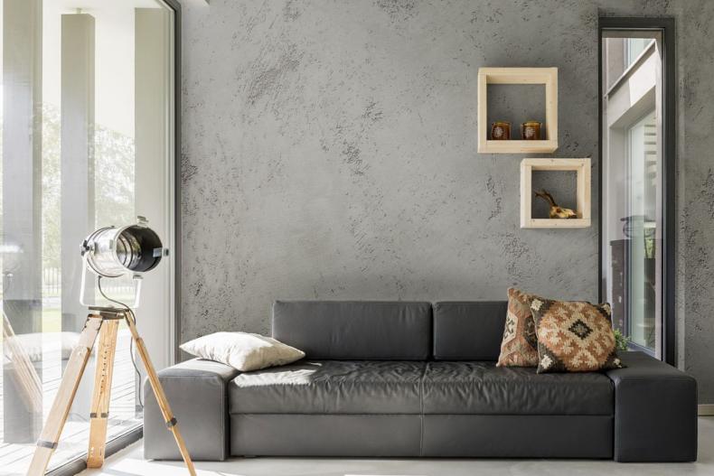 Как создать стены с эффектом растекающейся краски