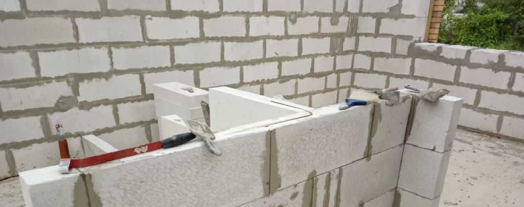 Установка перегородок из газосиликатных блоков