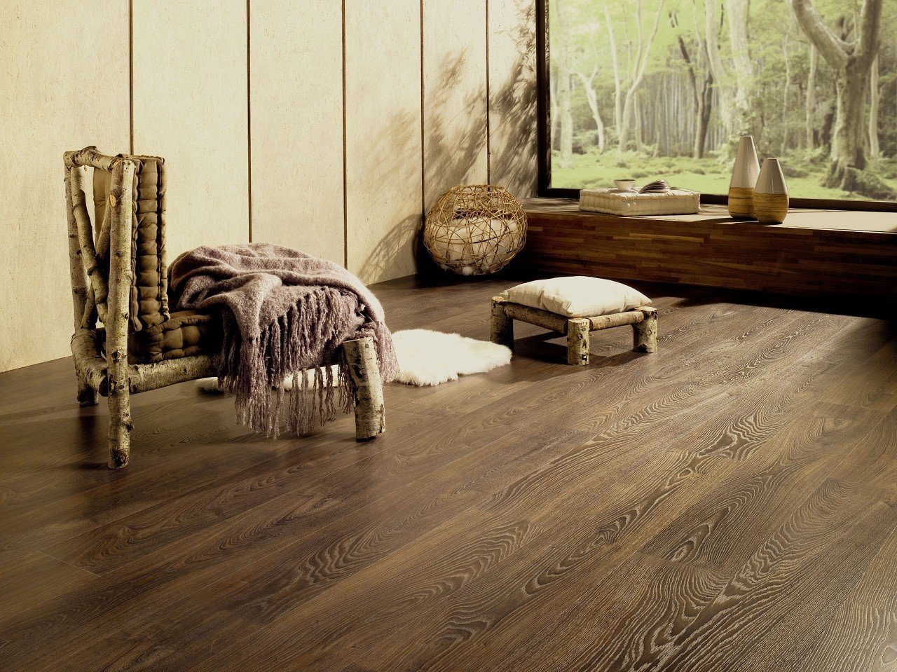 Линолеум с текстурой дерева для бюджетного ремонта