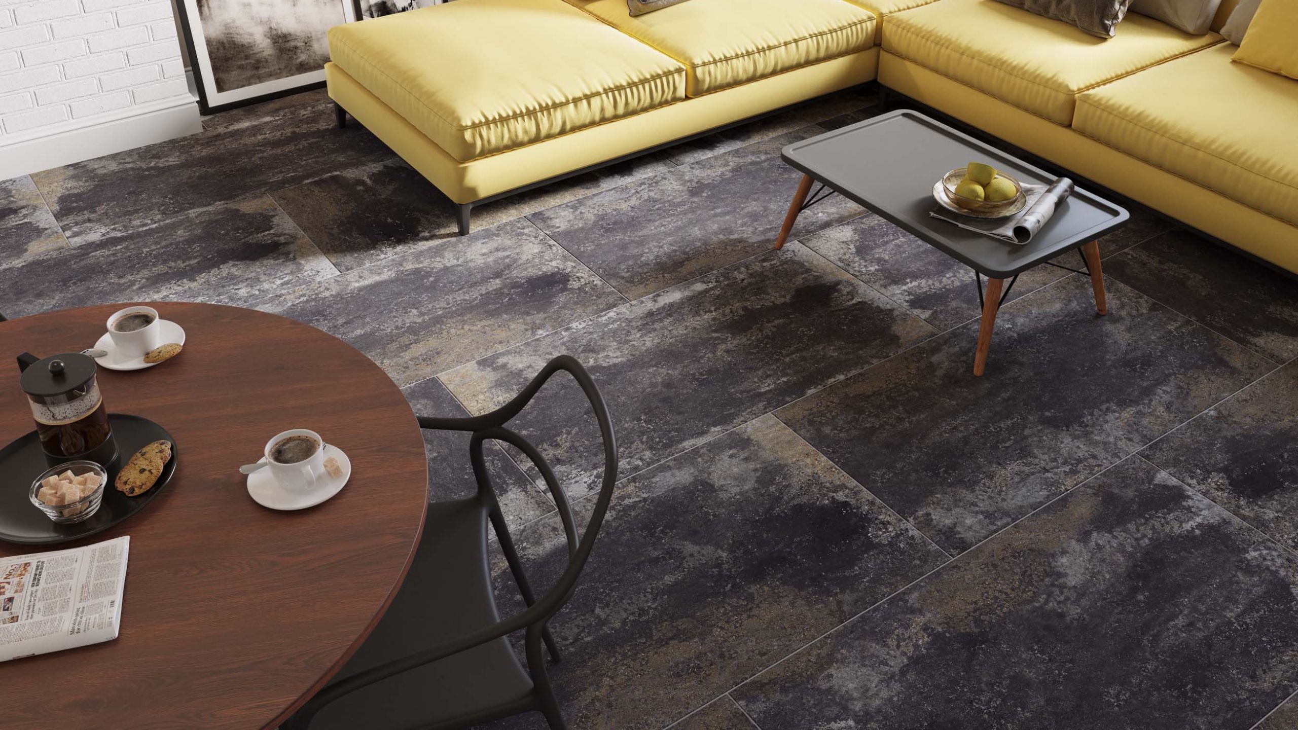 Укладка керамического гранита для полов в коммерческих помещениях