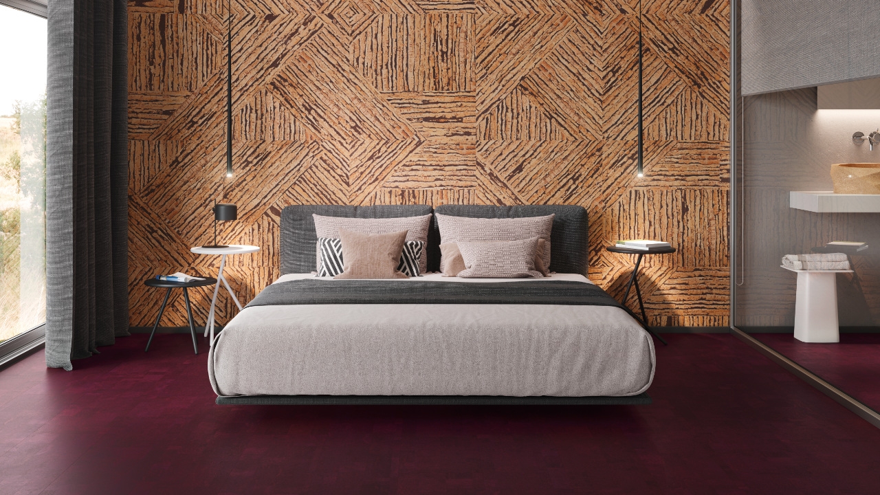 Как украсить стены с использованием пробковых плиток