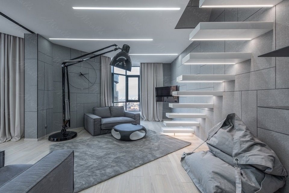 Металлические молдинги для хай-тек интерьеров