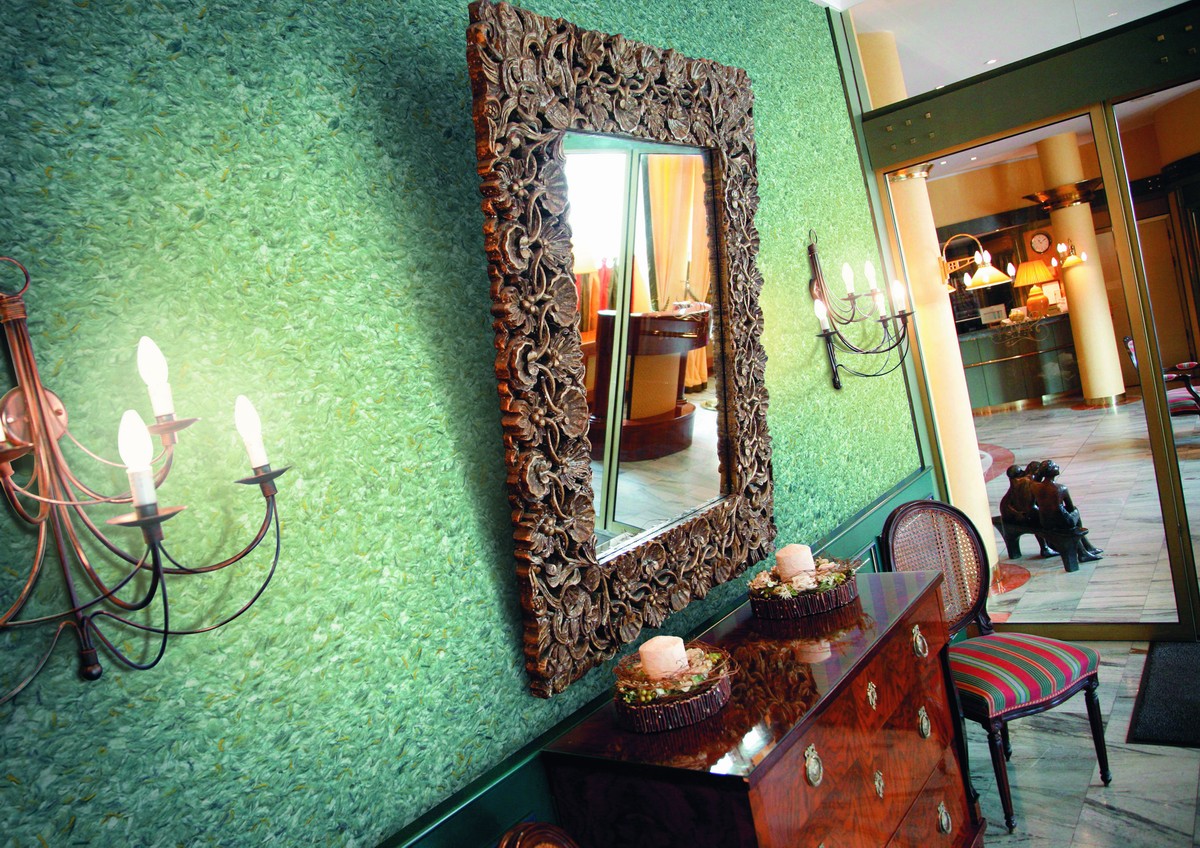 Жидкие обои с текстурой травы: применение в экологичном интерьере