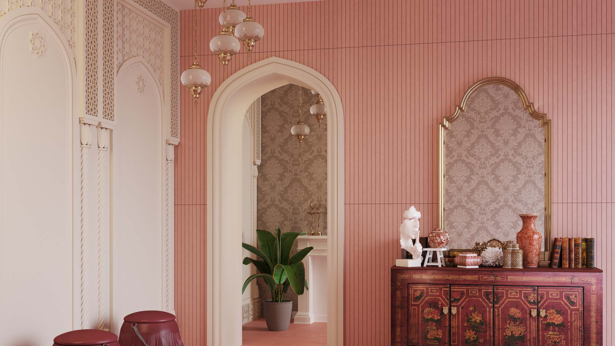 Как оформить стены в марокканском стиле: орнаменты, фактуры и восточная атмосфера