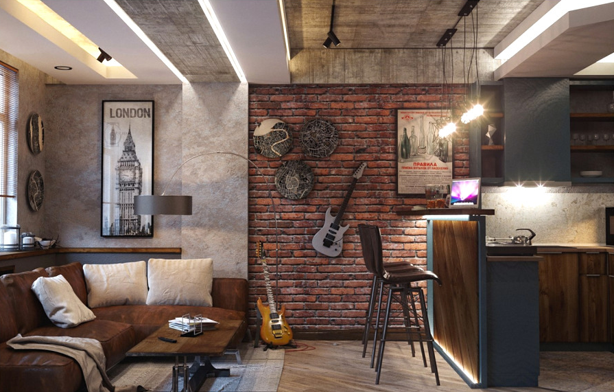 Как украсить стены в стиле гранж