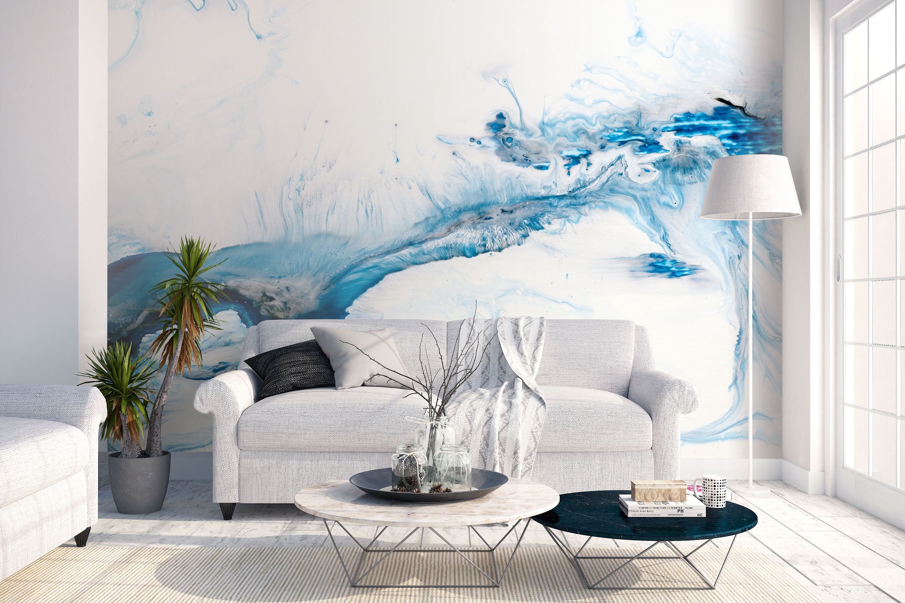 Как создать стены с эффектом акварельных капель: особенности художественной покраски