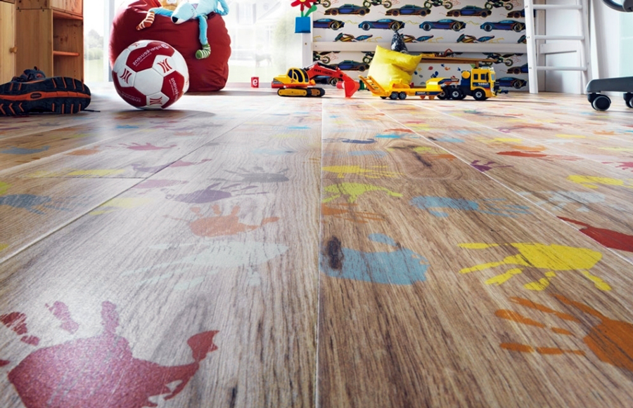 Ламинат с антискользящим покрытием для детских комнат
