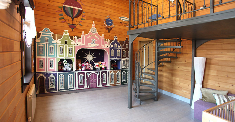 Пробковый пол для детских комнат