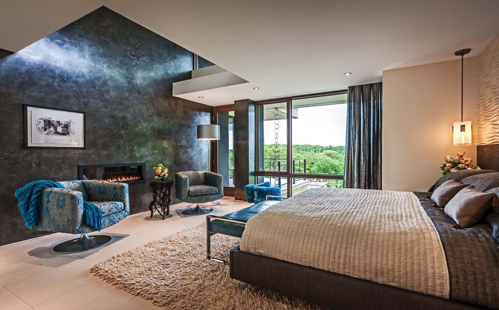 Жидкие обои с текстурой дерева для интерьера загородного дома