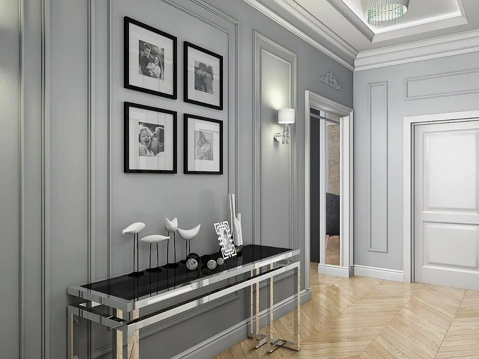 Молдинги для создания геометрических узоров на стенах: применение в декоративной отделке современного интерьера