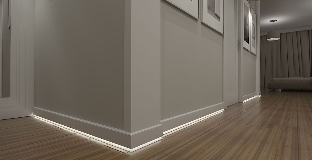 Плинтусы с подсветкой для современного дизайна интерьера