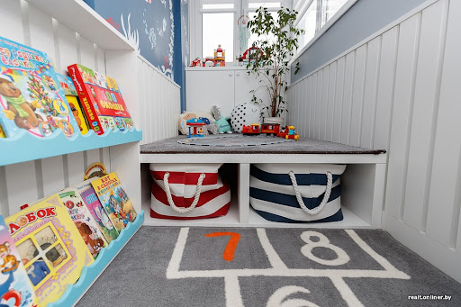 Лоджия и балкон как игровая зона: идеи для детской комнаты