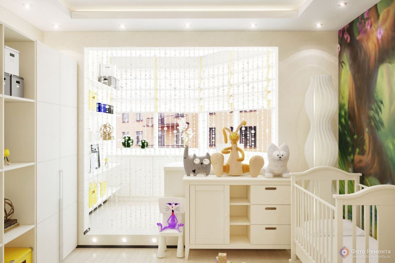 Лоджия и балкон как игровая зона: идеи для детской комнаты