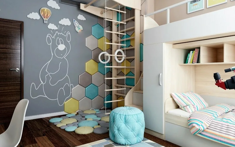 Декор в детской: красивые и безопасные идеи оформления комнаты