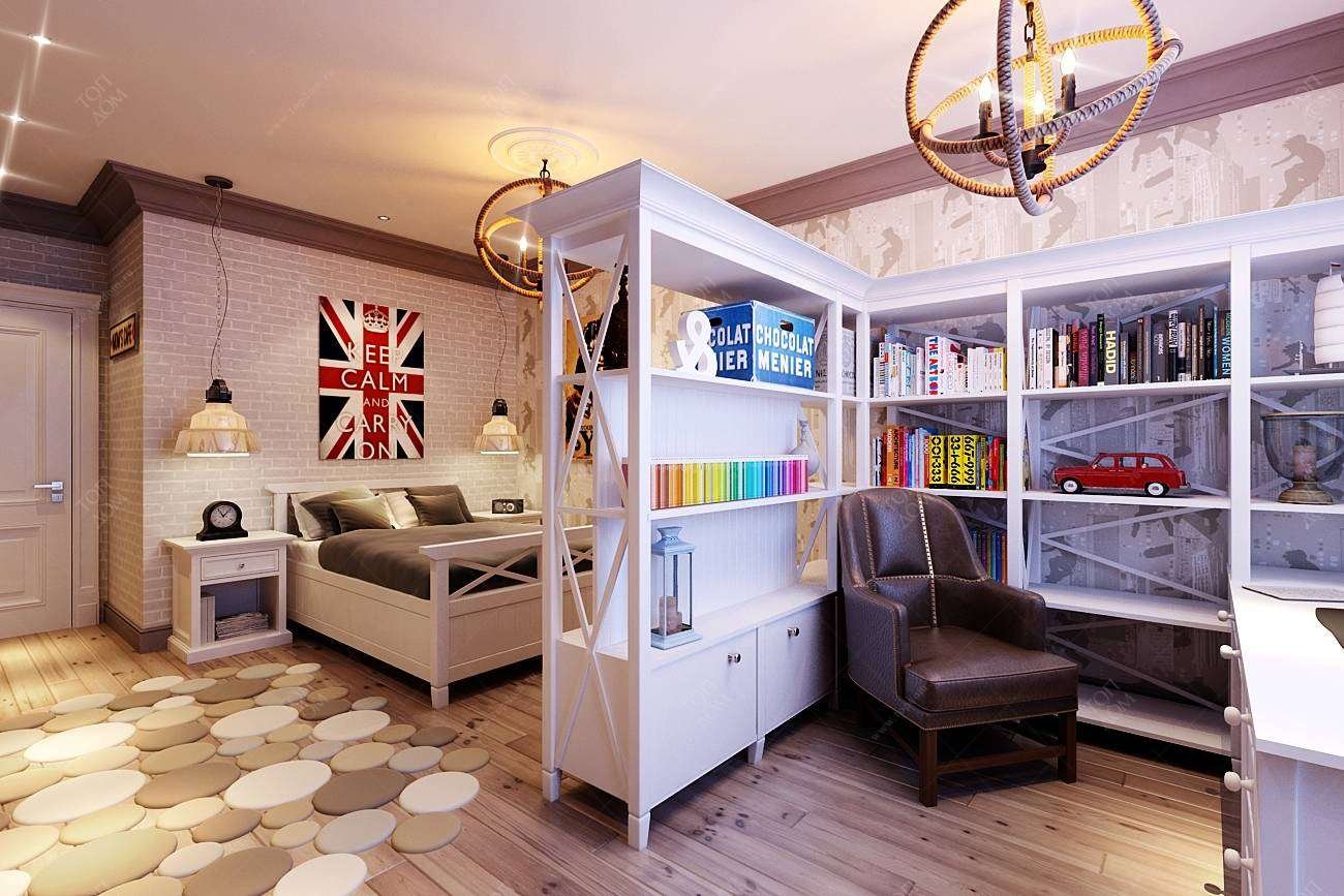 Трансформируемый кабинет: офис и зона отдыха в одном пространстве