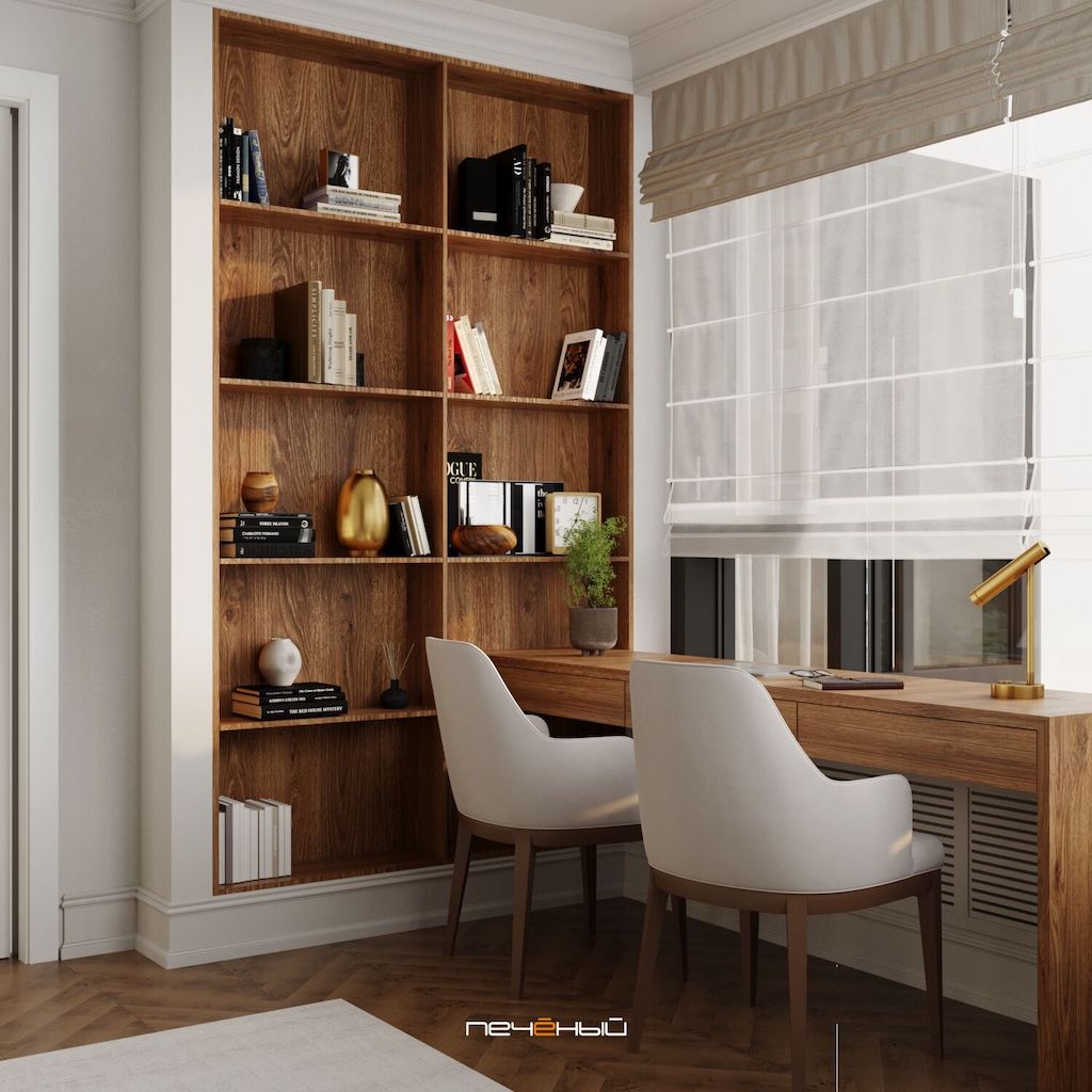 Кабинет для двоих: комфортное пространство и зонирование для совместной работы