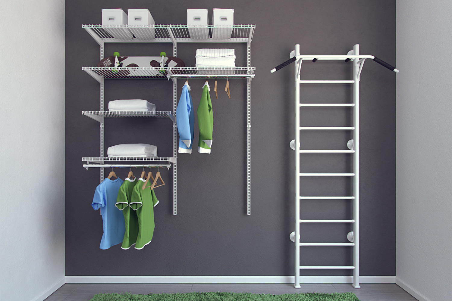 Прихожая с открытой вешалкой: практичность, стиль или пыль?