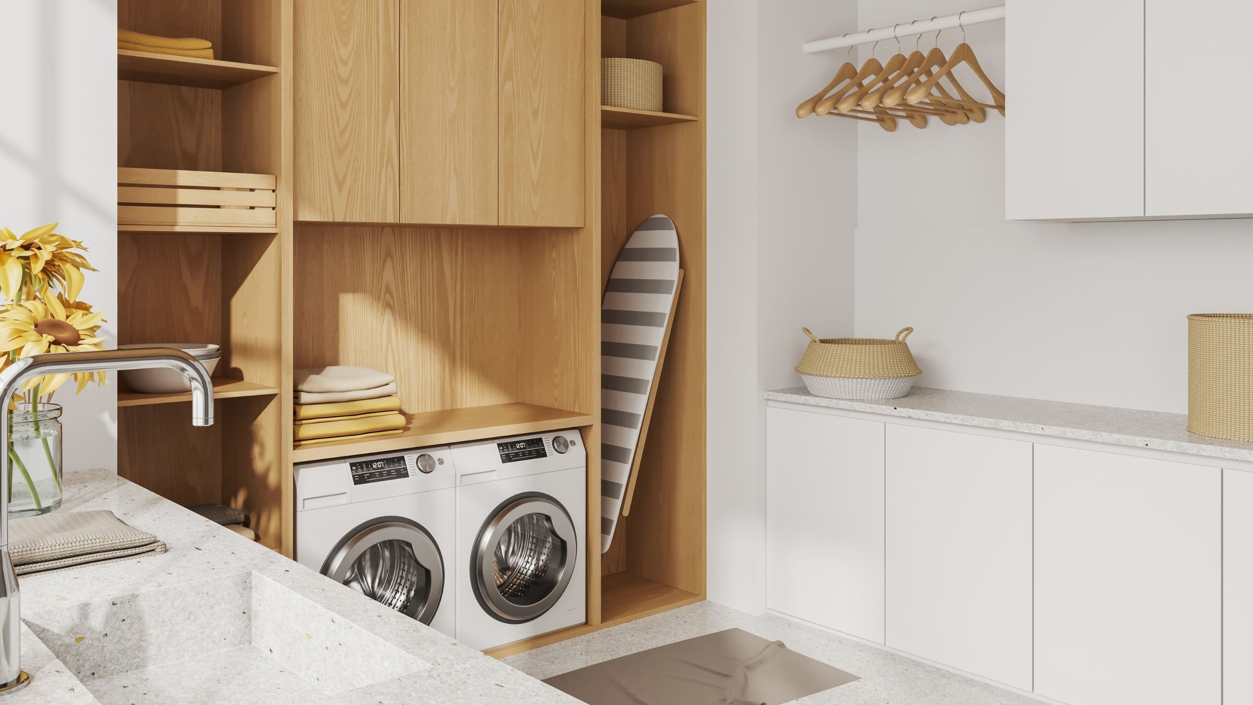 Прачечная дома: грамотная планировка и отделка под ключ