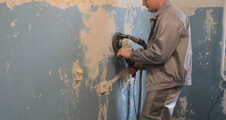 Удаление старой краски со стен: эффективные методы очистки